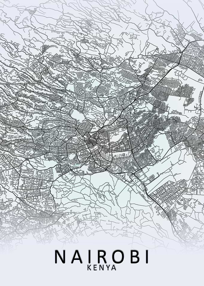 Nairobi White City Map