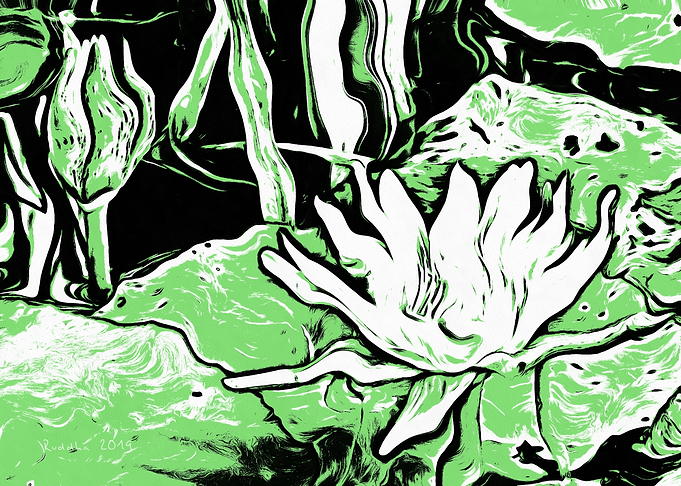Green Water Lily