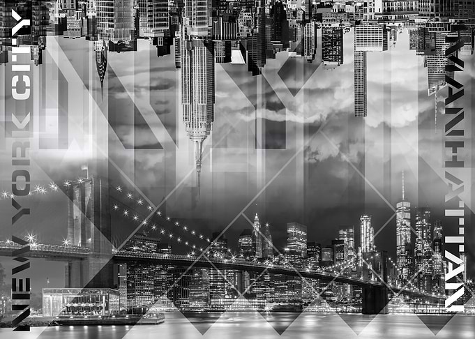 Modern MANHATTAN SKYLINES