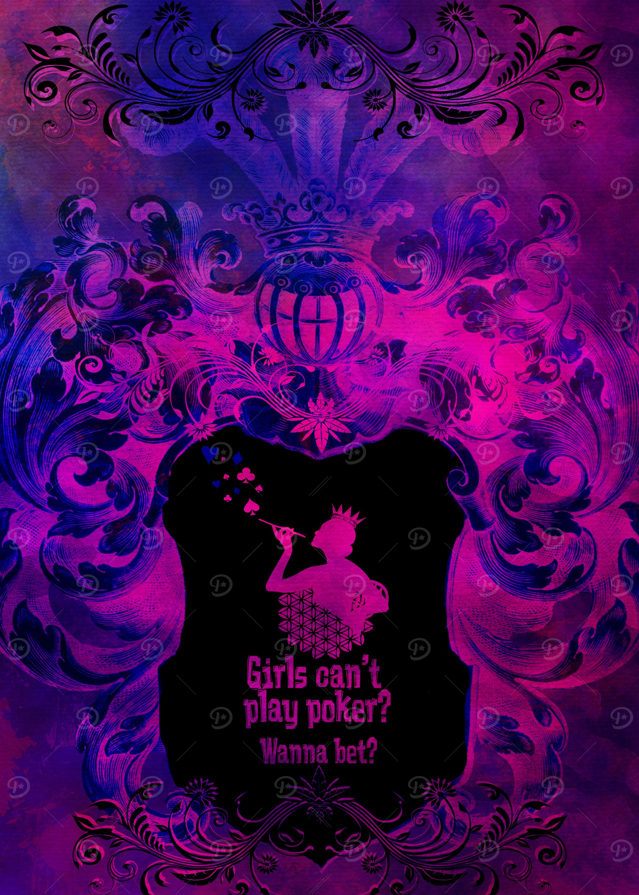 Poker girl