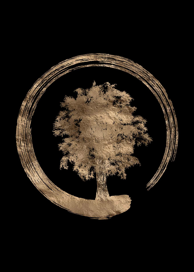 Enso Zen Circle and Tree