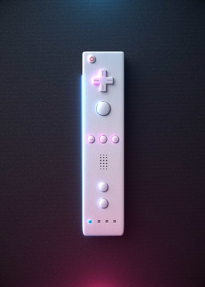 3D N WII controller