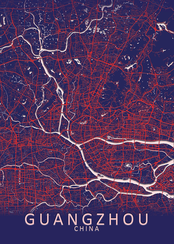 Guangzhou Blue City Map