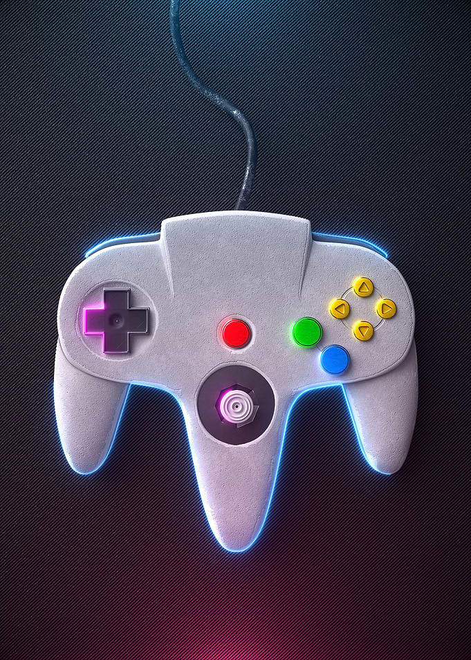 3D N 64 controller