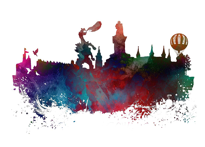 Krakow skyline