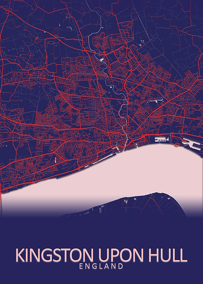 Hull Blue City Map