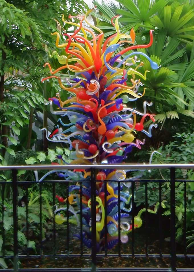 Colourful Glass Sculpture
