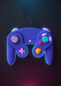 3D N Gamecube controller