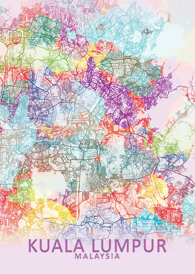 Kuala Lumpur Colour Map