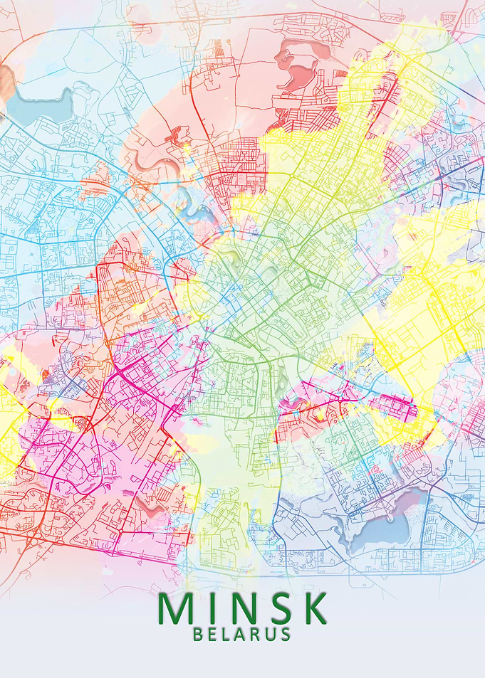Minsk Splash City Map