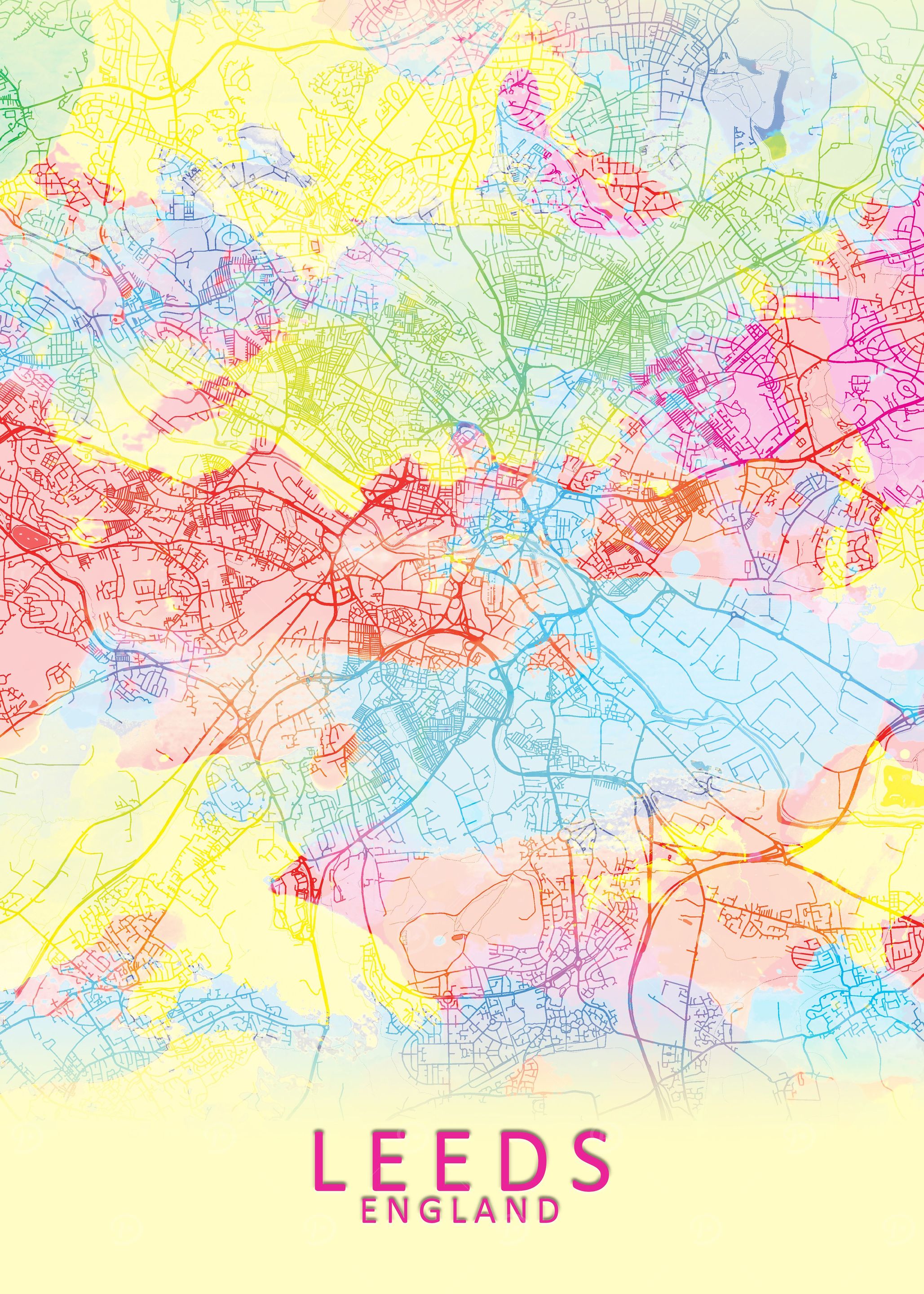 Leeds Splash City Map