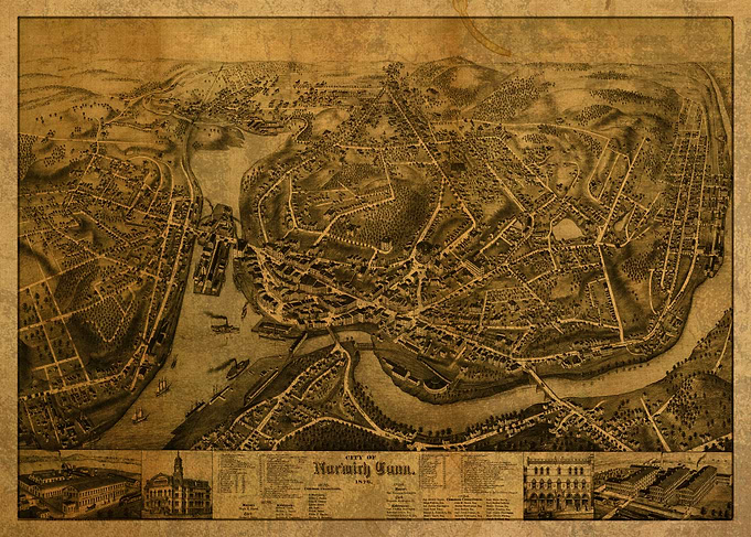 Norwich Connecticut Map