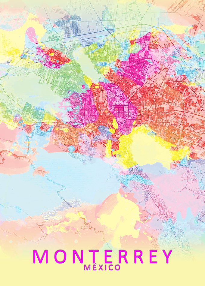 Monterrey Splash City Map