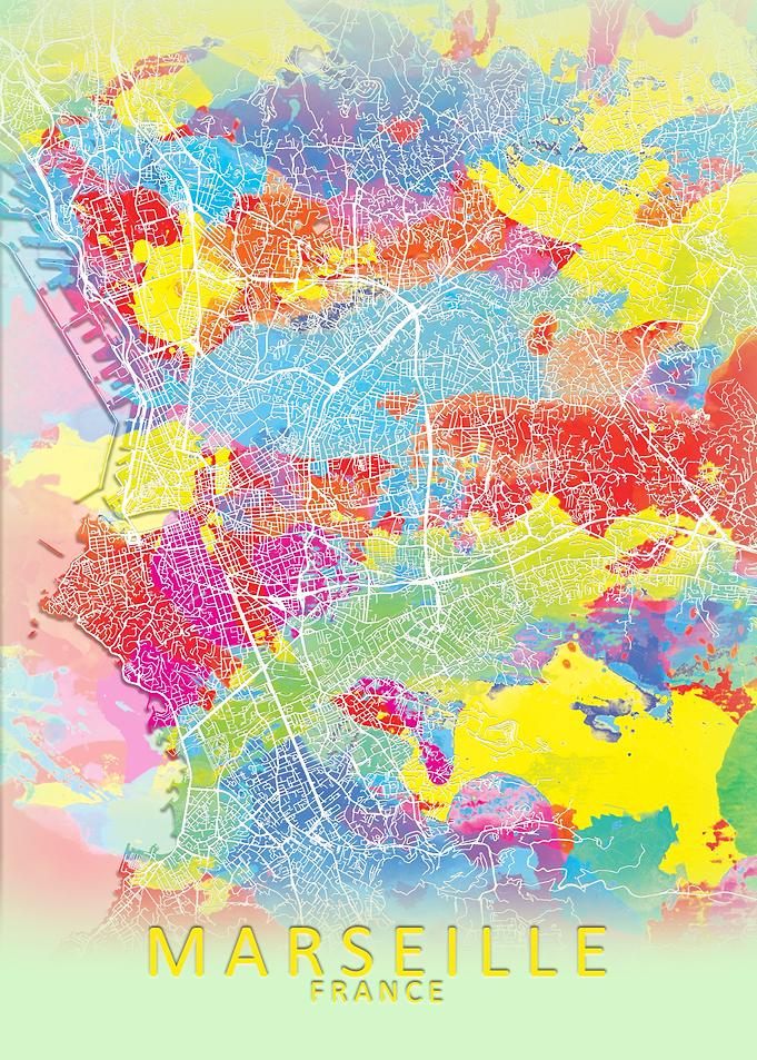 Marseille Splash City Map