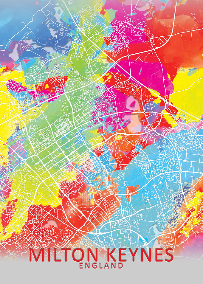 Milton Keynes Splash Map