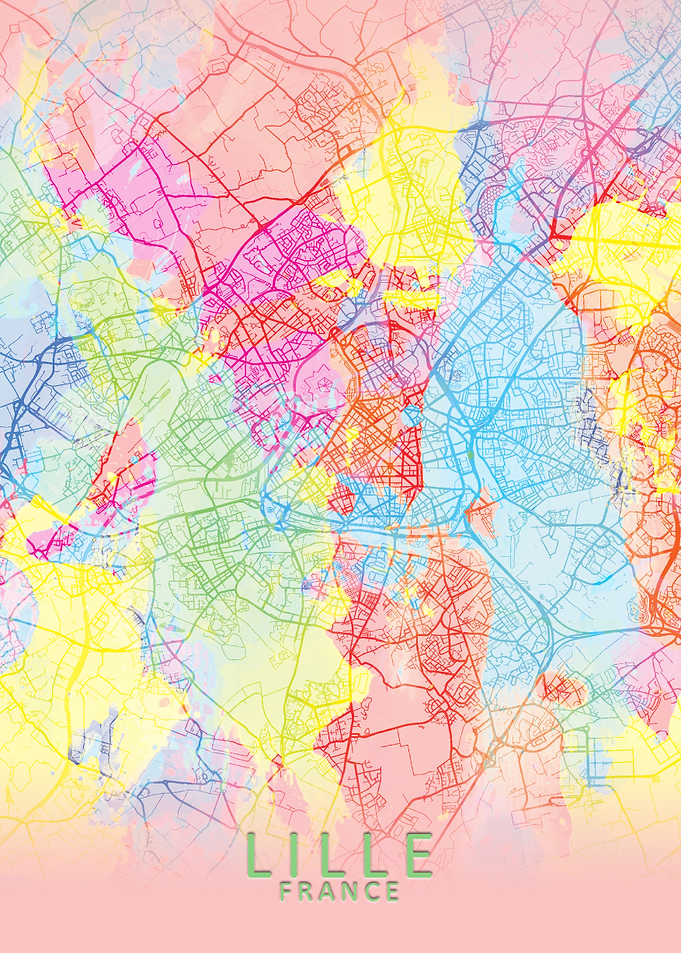 Lille Splash City Map