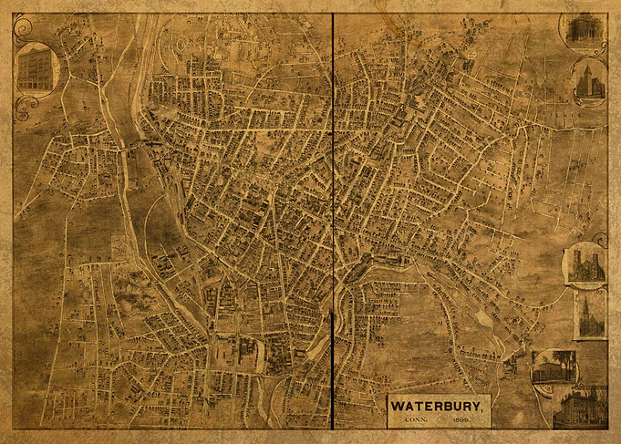 Waterbury Connecticut Map