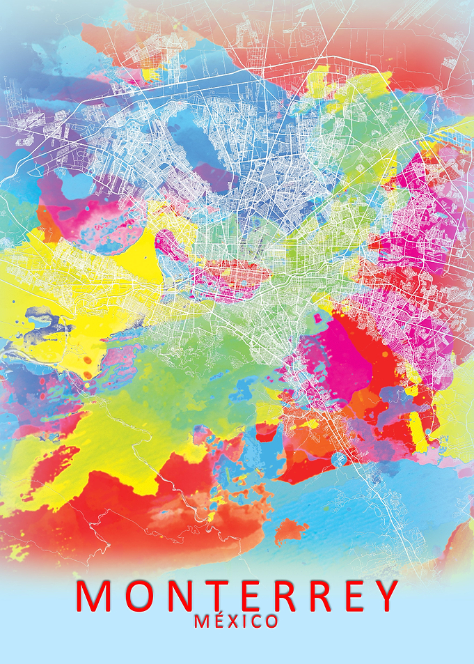 Monterrey Splash City Map