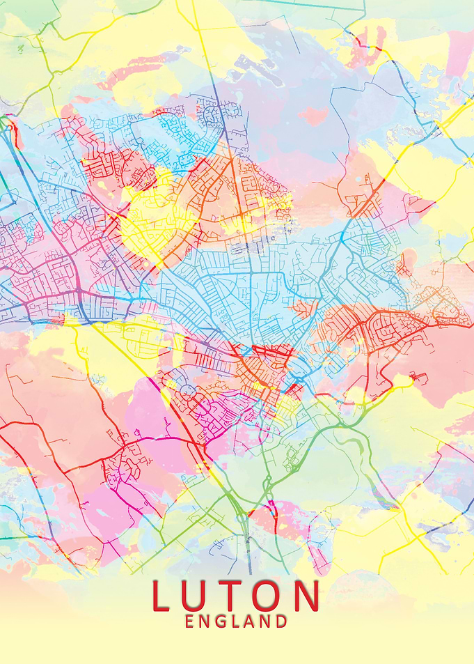 Luton Splash City Map