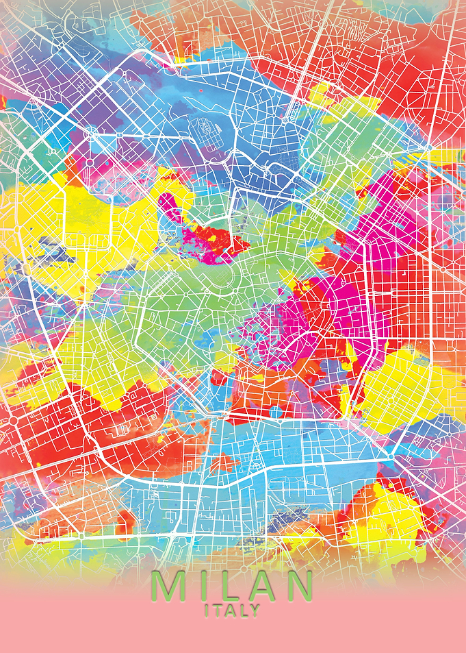 Milan Splash City Map