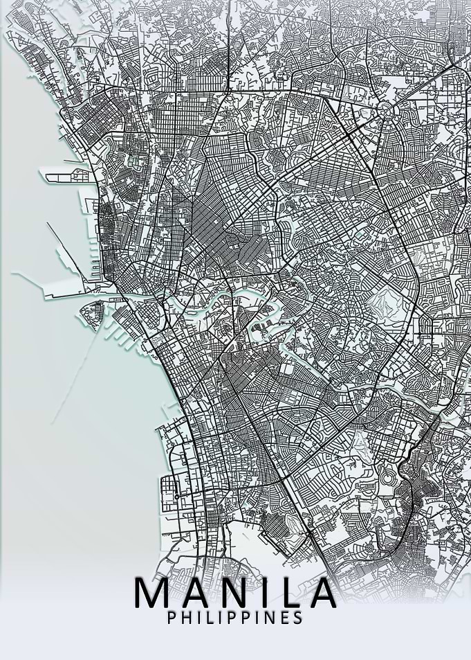 Manila White City Map