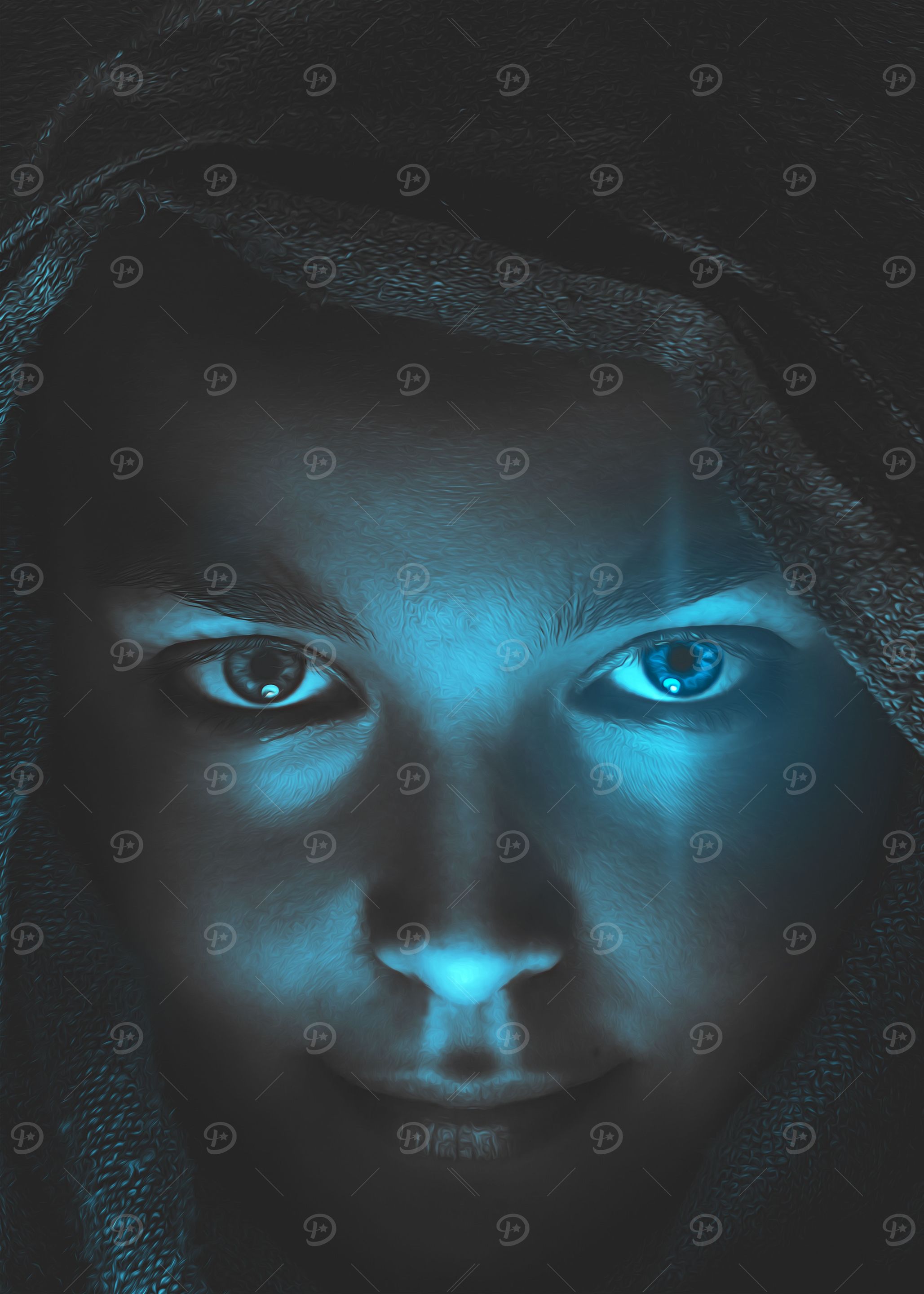 Blue eye light
