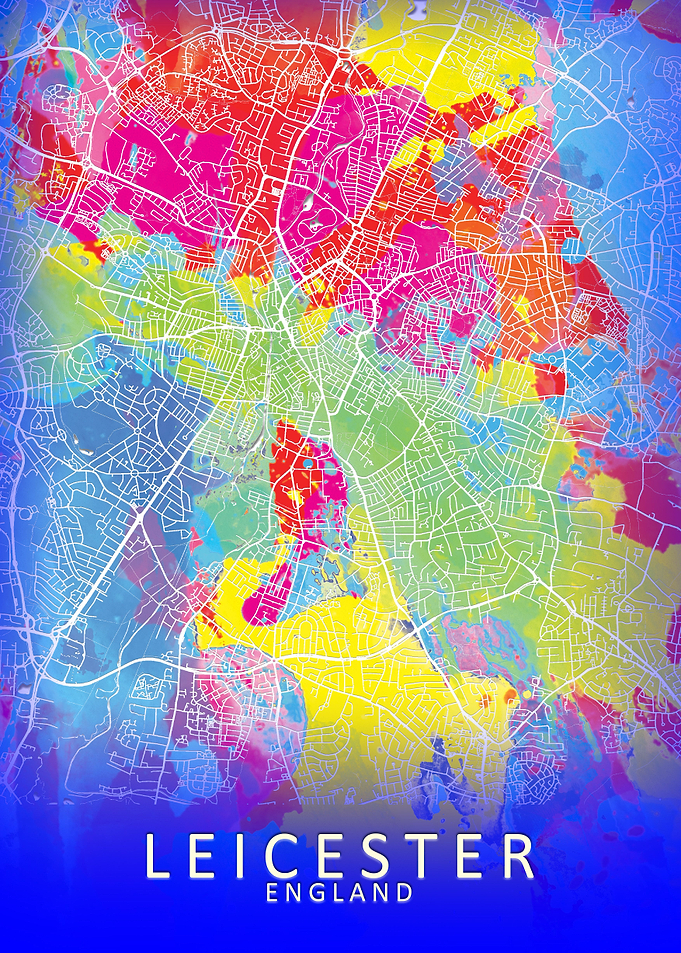 Leicester Splash City Map