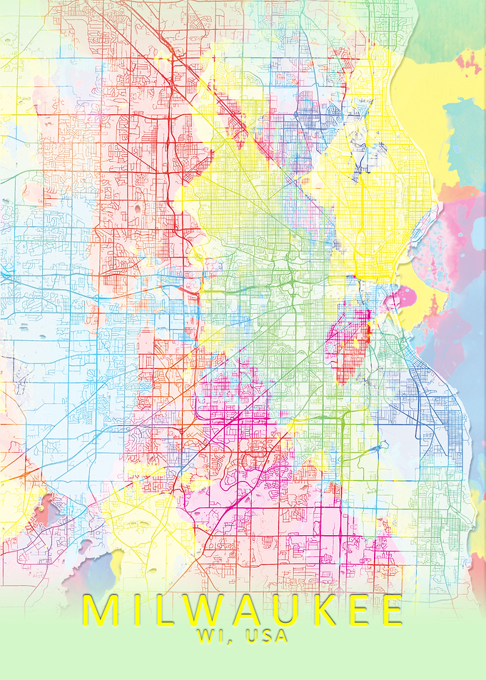 Milwaukee Splash City Map