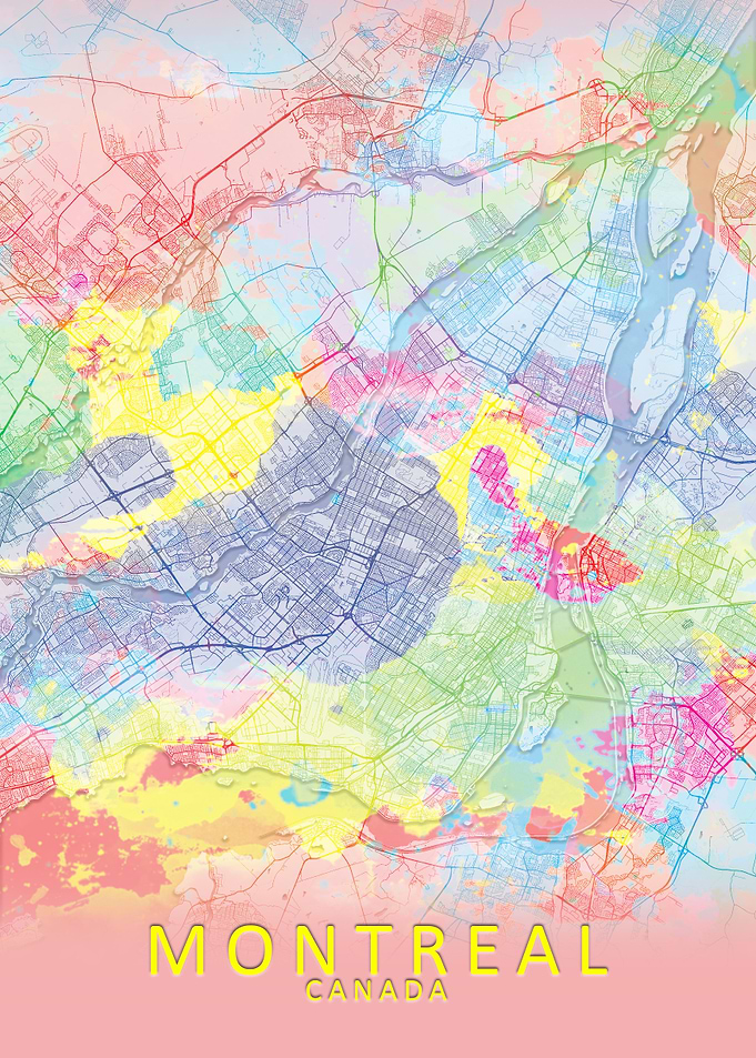 Montreal Splash City Map
