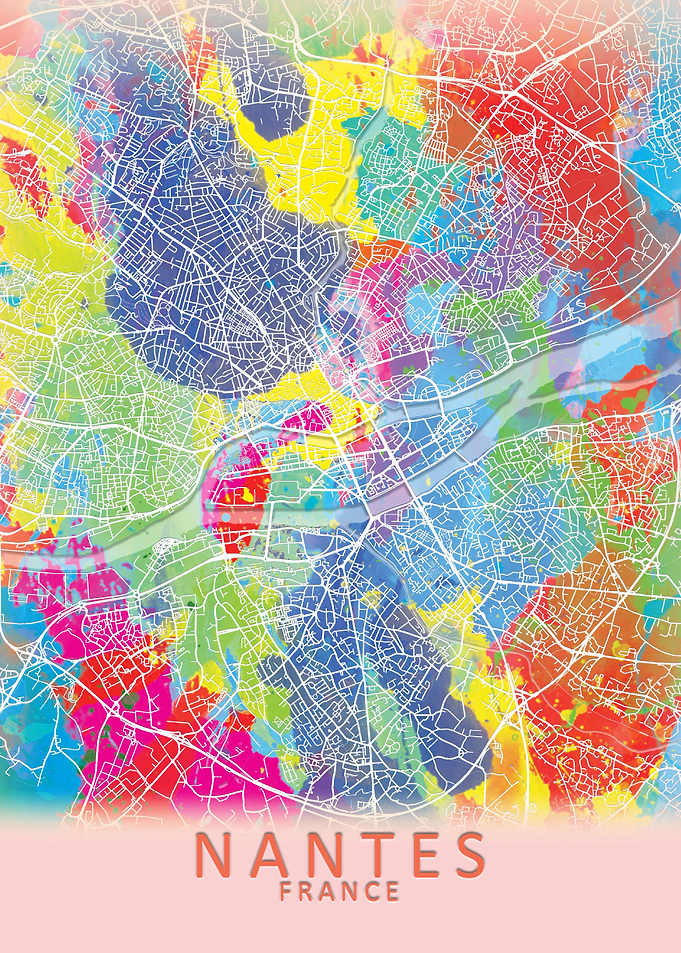 Nantes Splash City Map
