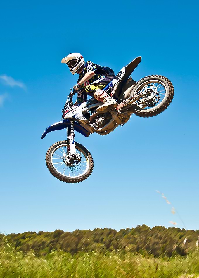 Motocross Biker Jump