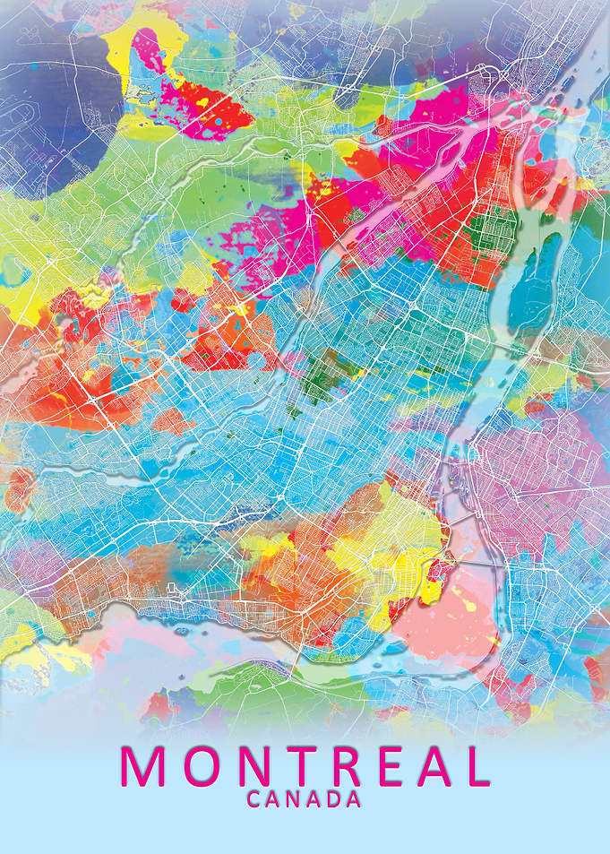 Montreal Splash City Map