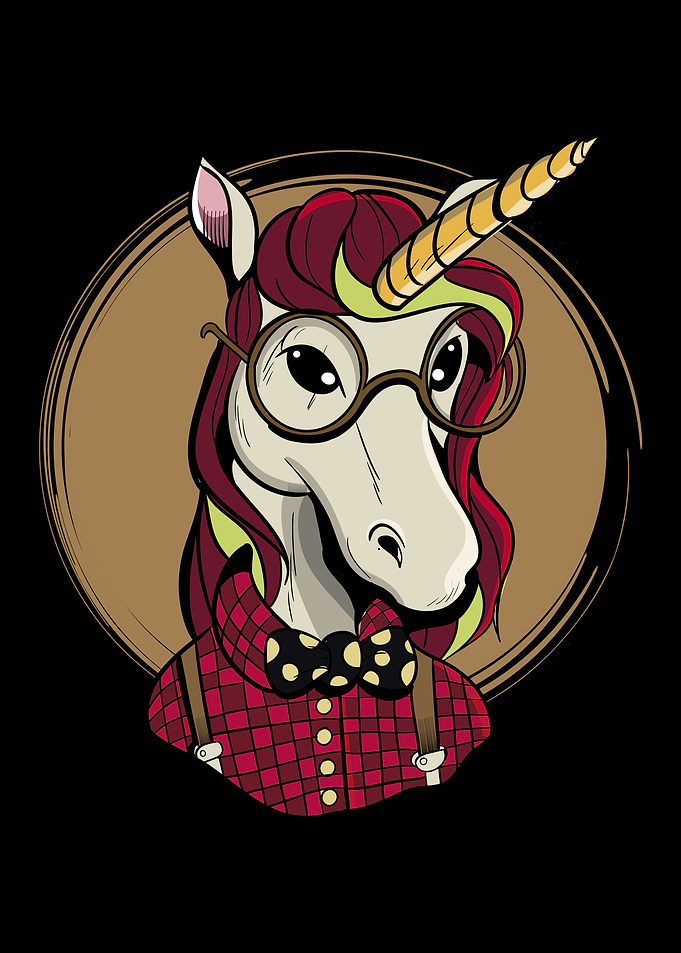 Funny Unicorn Horse