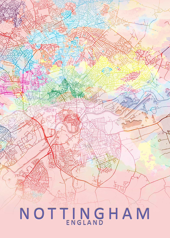 Nottingham Splash City Map