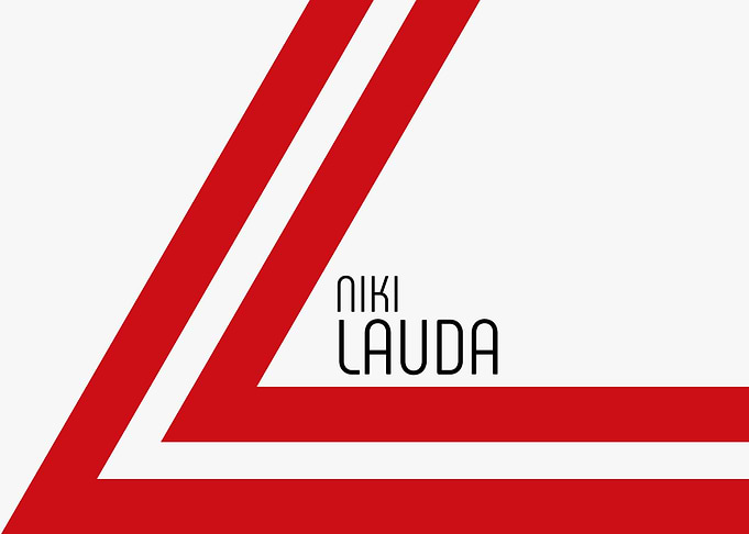 Niki lauda white helmet