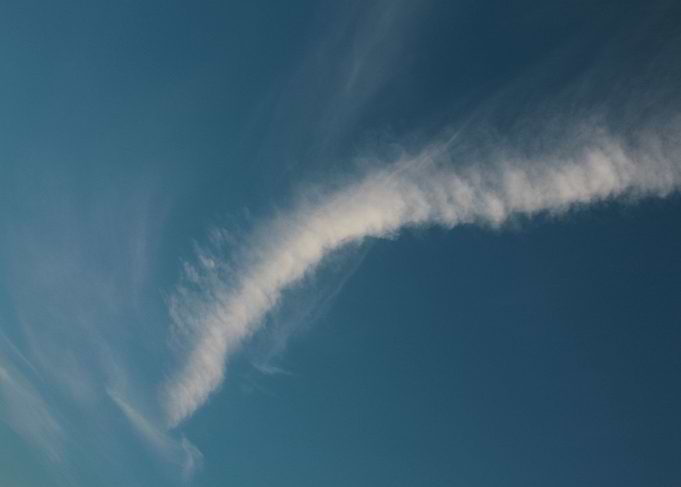 Cloud on its way