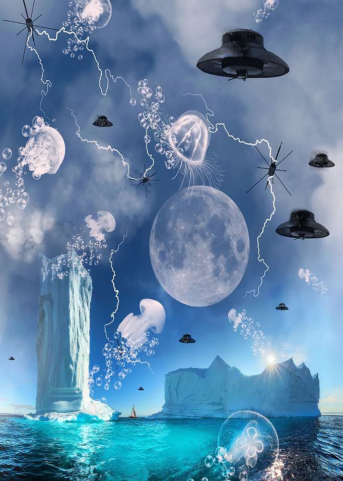 Antarctic Alien Landscape