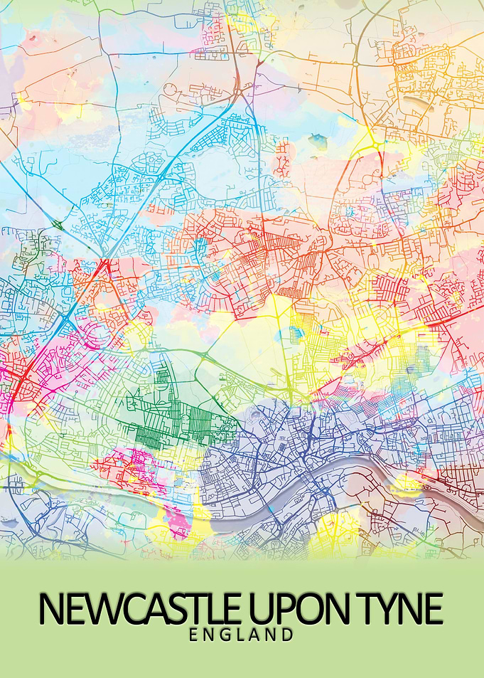 Newcastle Splash City Map