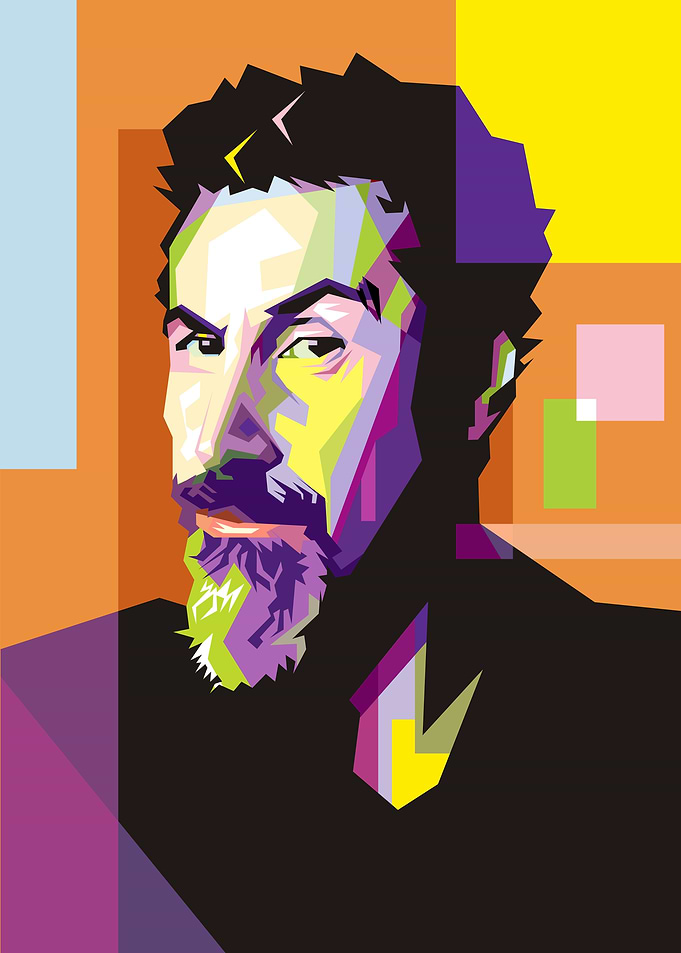 rock star pop art