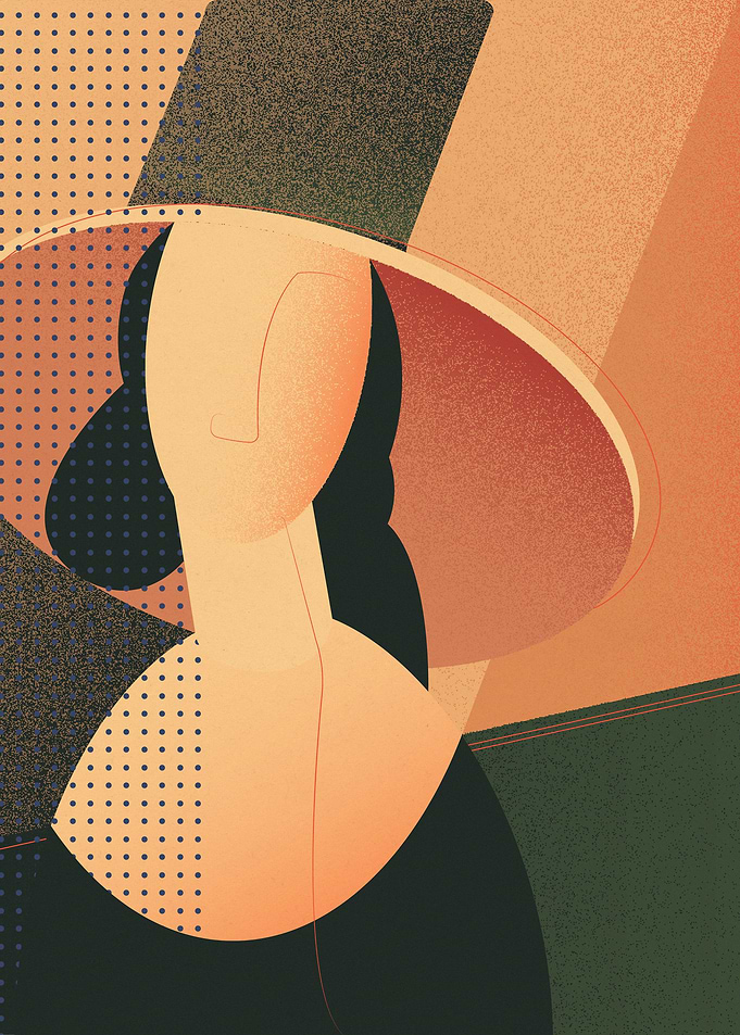 Woman in a hat