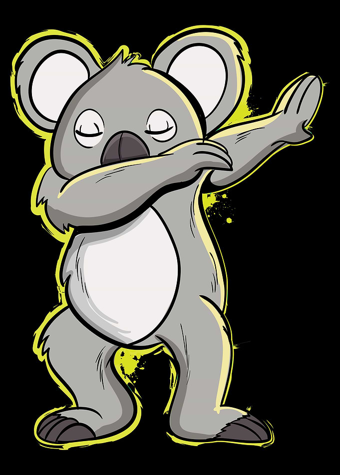 Koala Bear Dabbing Dab