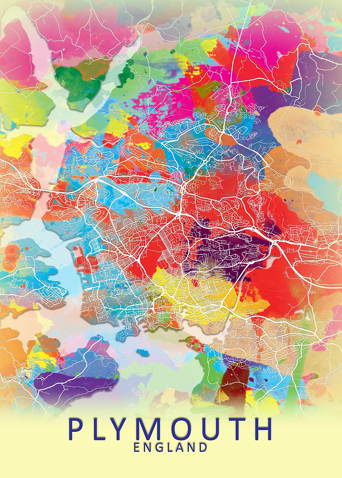 Plymouth Splash City Map