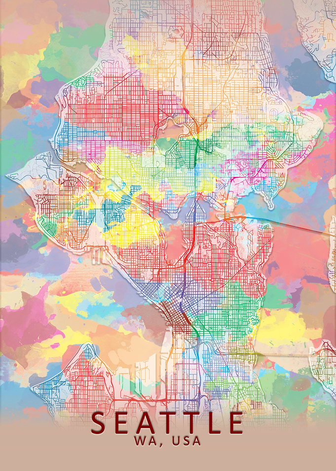 Seattle Splash City Map
