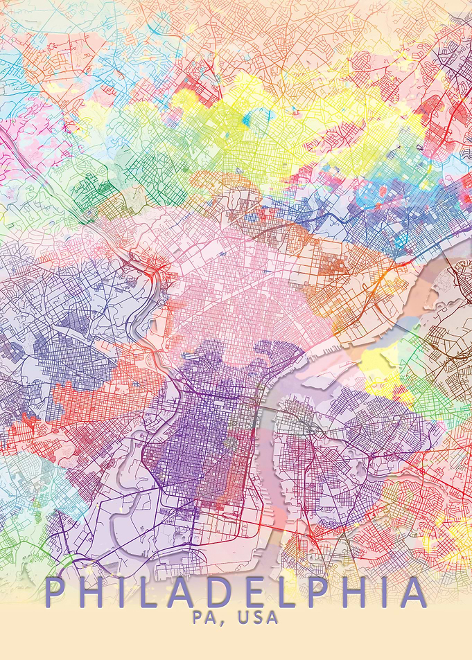 Philadelphia Splash Map