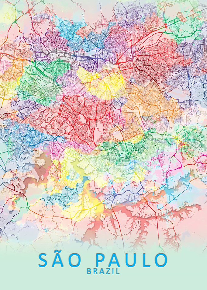 Sao Paulo Splash City Map