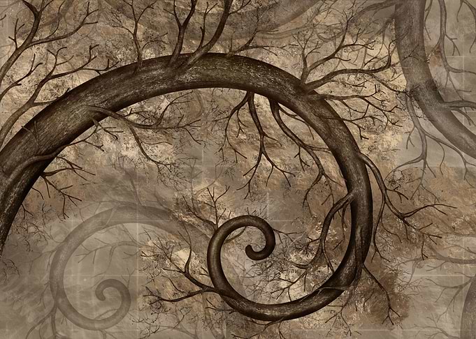 Golden Spiral Tree