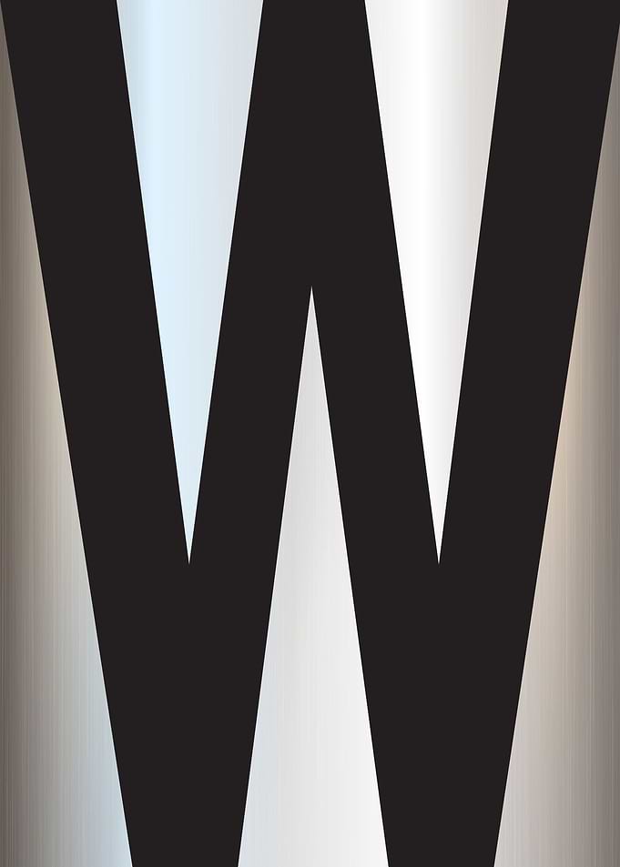 The letter W