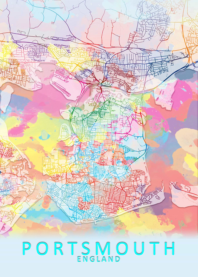 Portsmouth Splash City Map