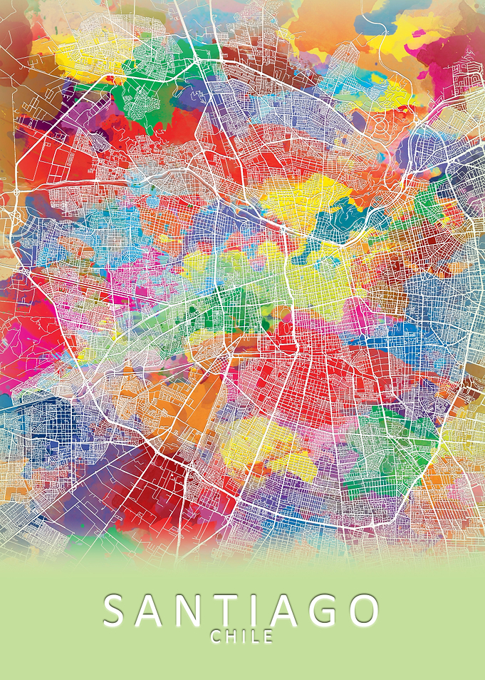 Santiago Splash City Map