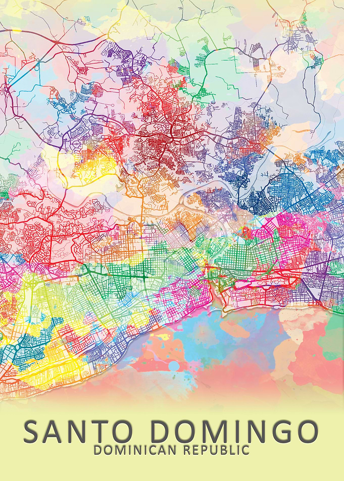 Santo Domingo Splash Map